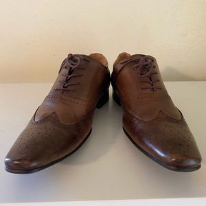 Aldo Men’s Dress Shoes Brown Wingtip Oxford 10.5M